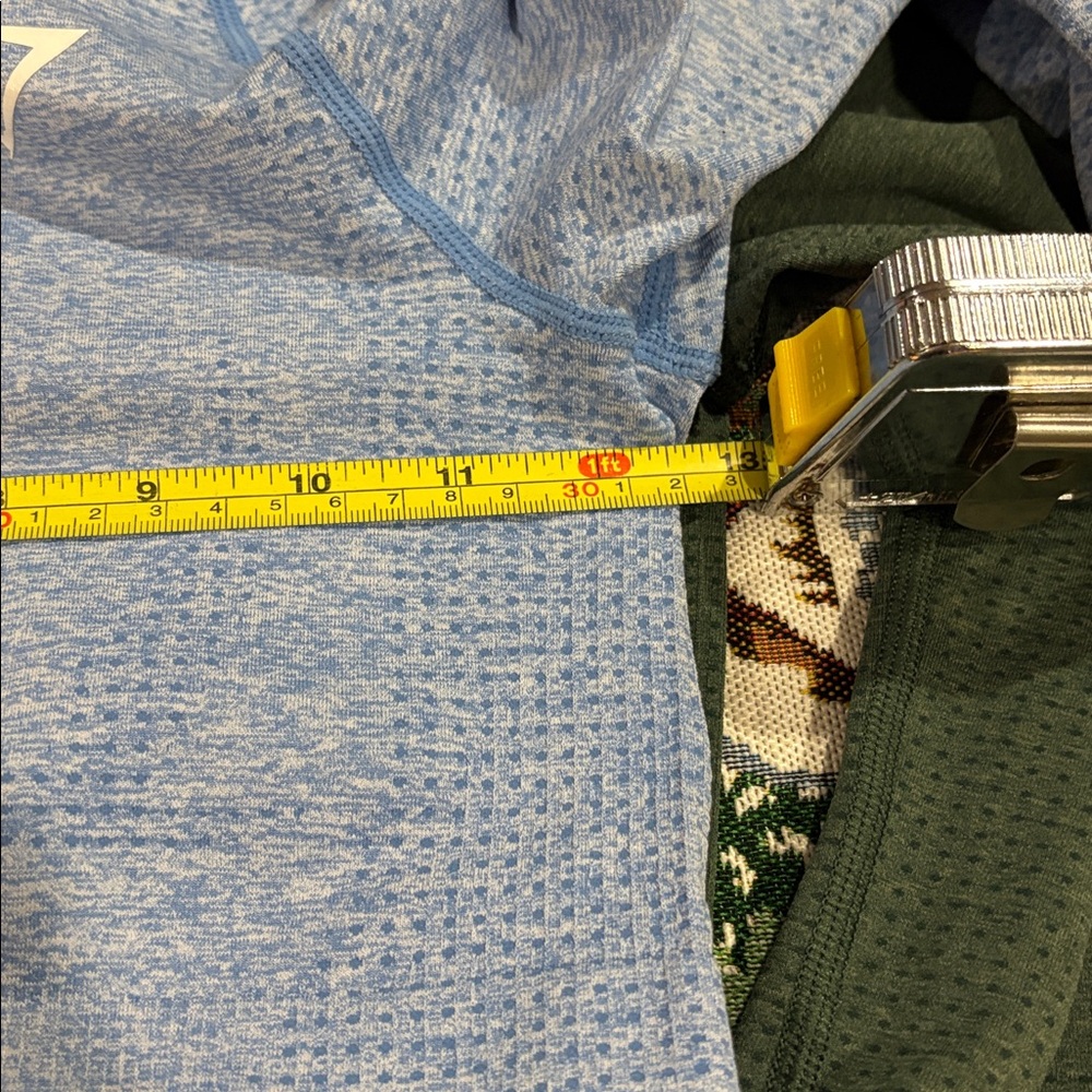 Gymshark Green, Blue, and Pink Long Sleeve Crop Tops - Picture 15 of 16